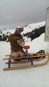 fondue diablerets sur luge